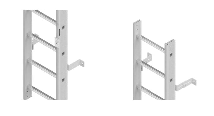 Escalera con línea de vida Securail de FALLPROTECT