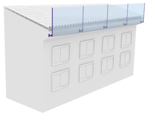 Esquema de red tipo U en edificio