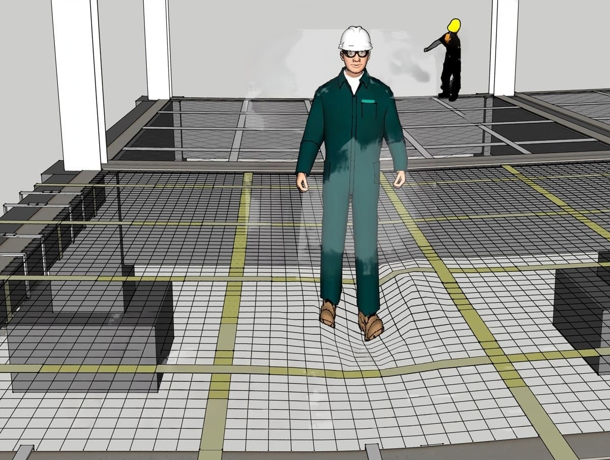 Ejemplo de red transitable o walk on net